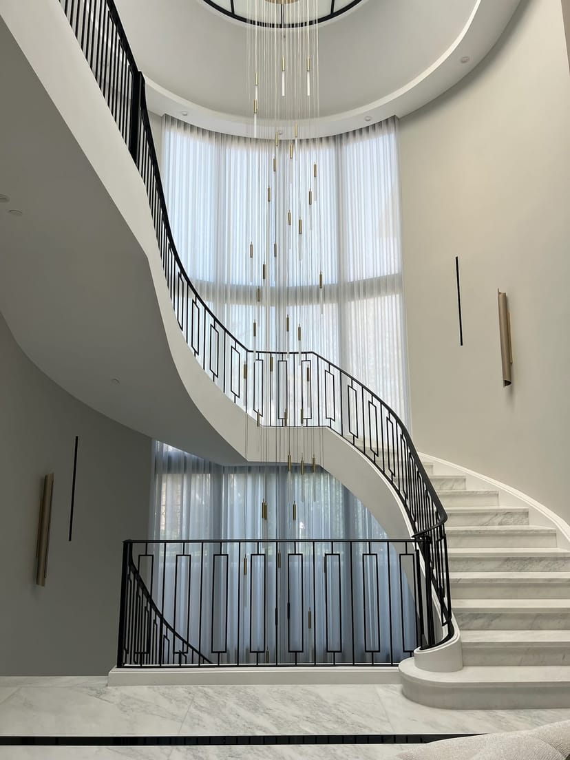Curved Staircase, Sculptural Staircase
