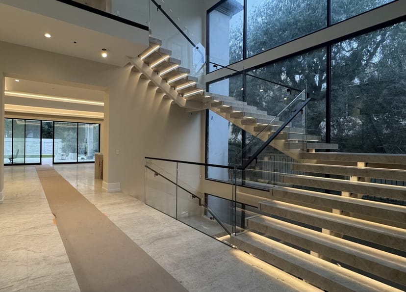 Floating Staircase, Sculptural Staircase