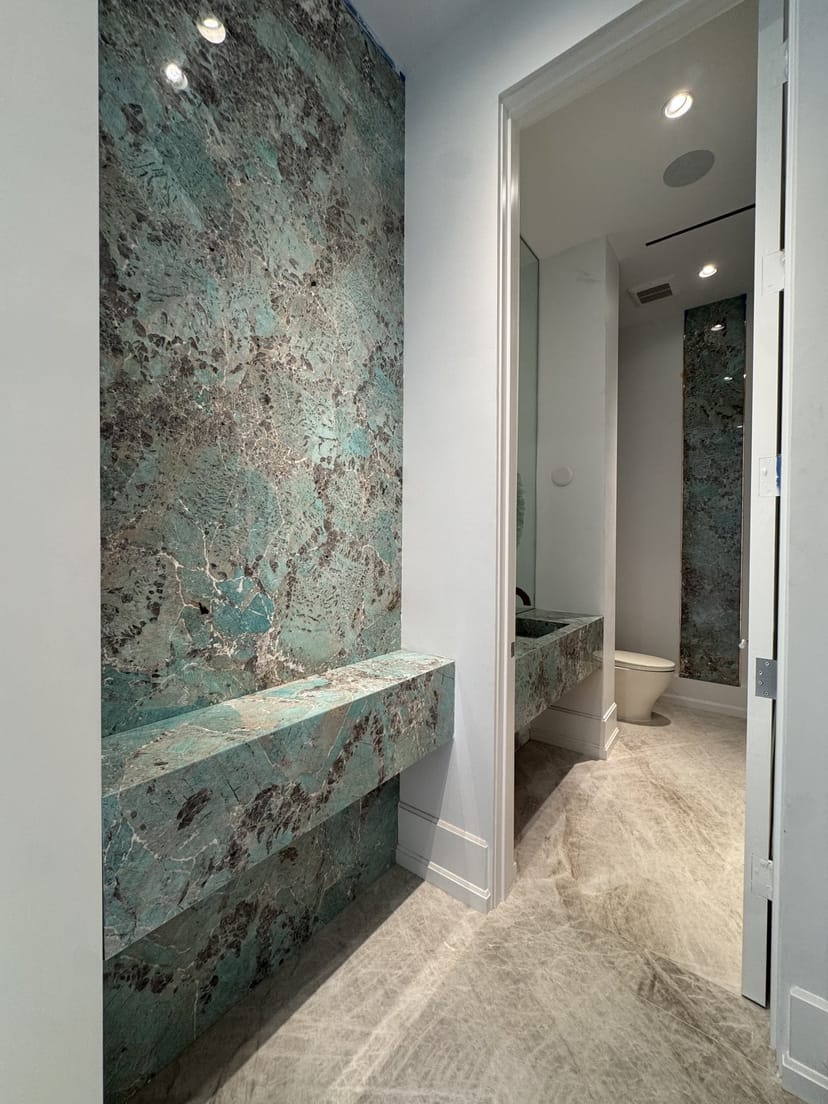 Book-Matched Stone Wall, Featured Stone Work