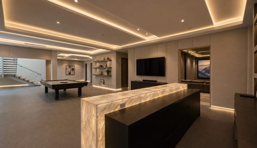 Backlit Onyx Bar, Bars & Backlit Onyx