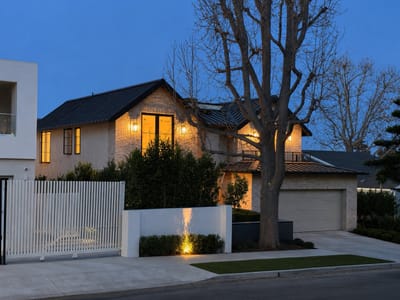 Mountain View Ave residence exterior, Los Angeles, HR Development Inc. project photography