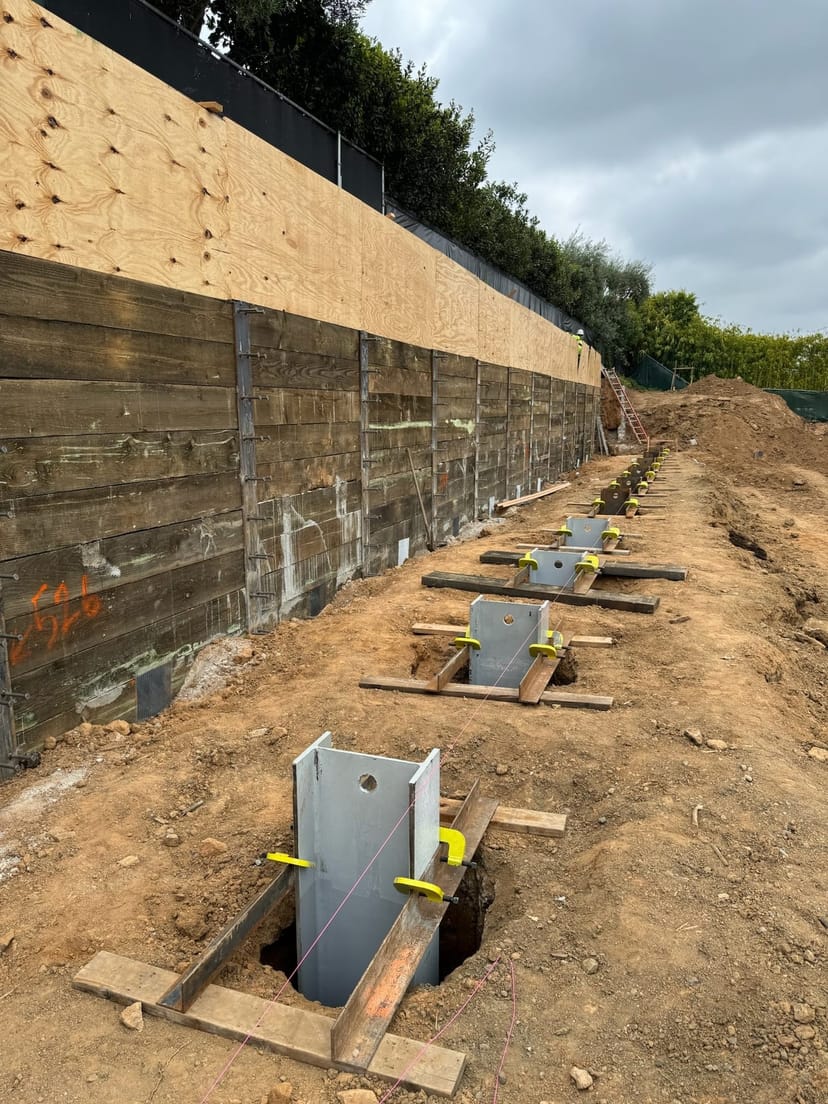Shoring and Foundations, Site, Shoring & Foundations