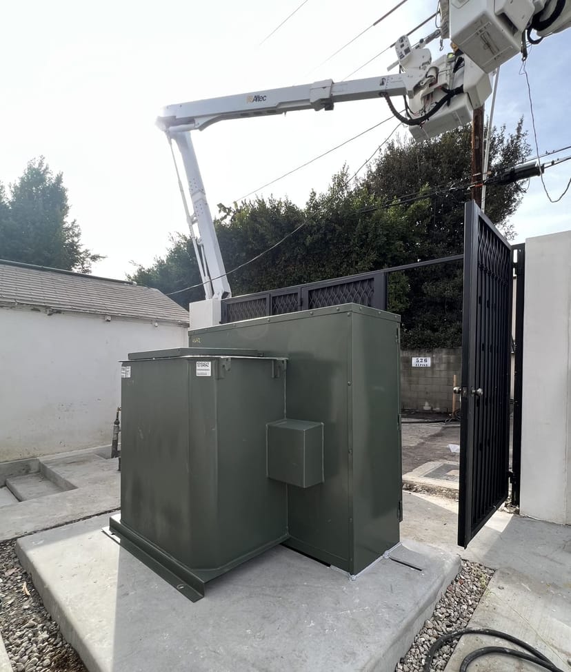 800-Amp Service Transformer, Mechanical, Electrical & Plumbing
