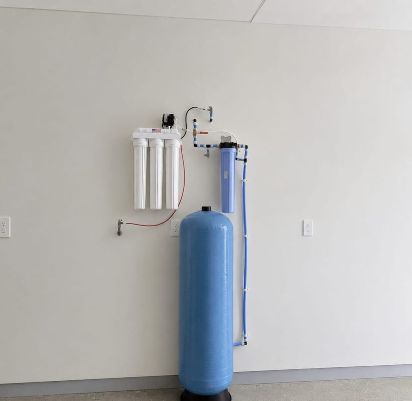 Reverse-Osmosis Water System, Mechanical, Electrical & Plumbing