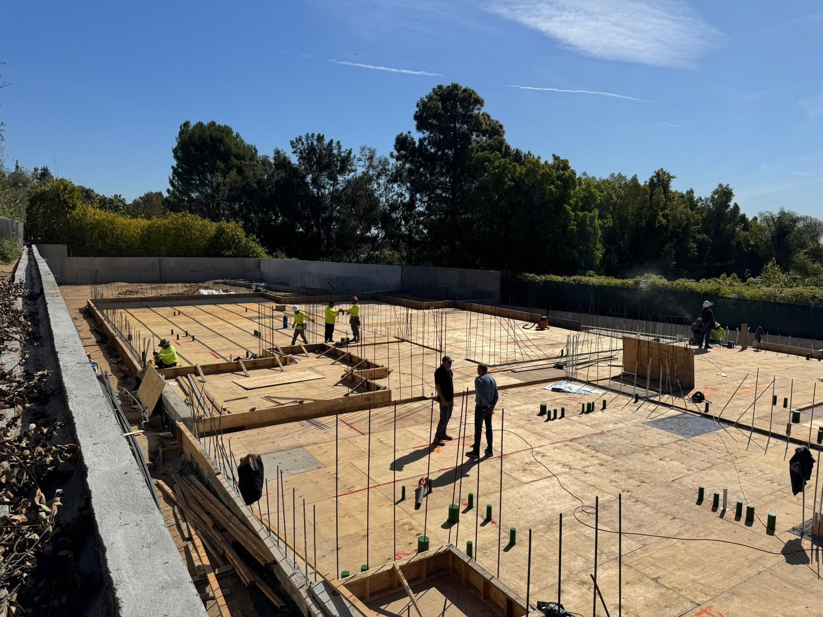 Beverly Hills Alpine Dr custom home, on-site photograph 16