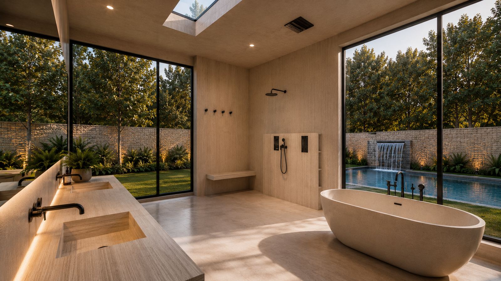 Beverly Hills Alpine Dr custom home, on-site photograph 22