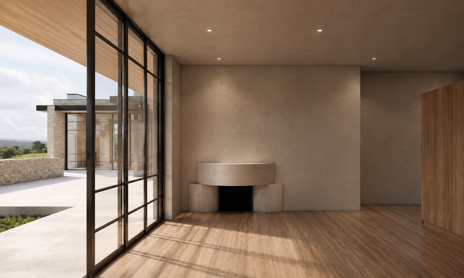 Beverly Hills Alpine Dr custom home, on-site photograph 27