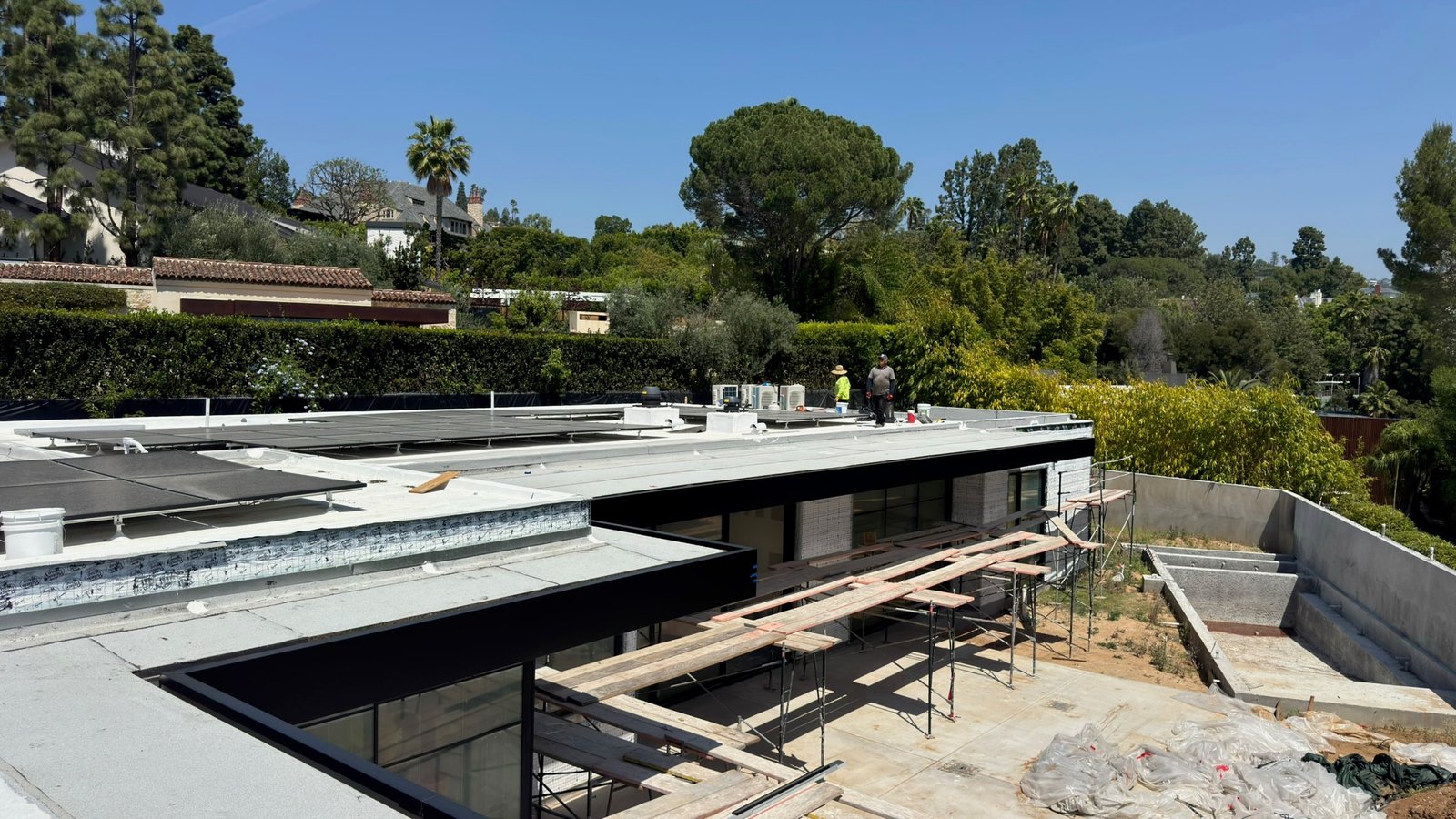 Beverly Hills Alpine Dr custom home, on-site photograph 3