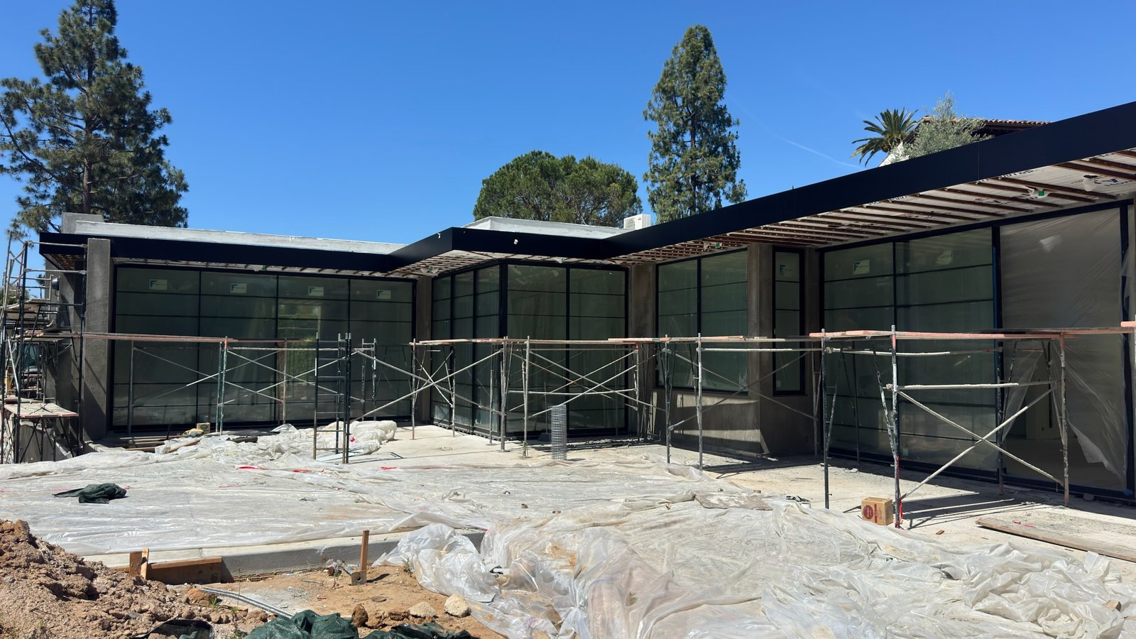 Beverly Hills Alpine Dr custom home, on-site photograph 6