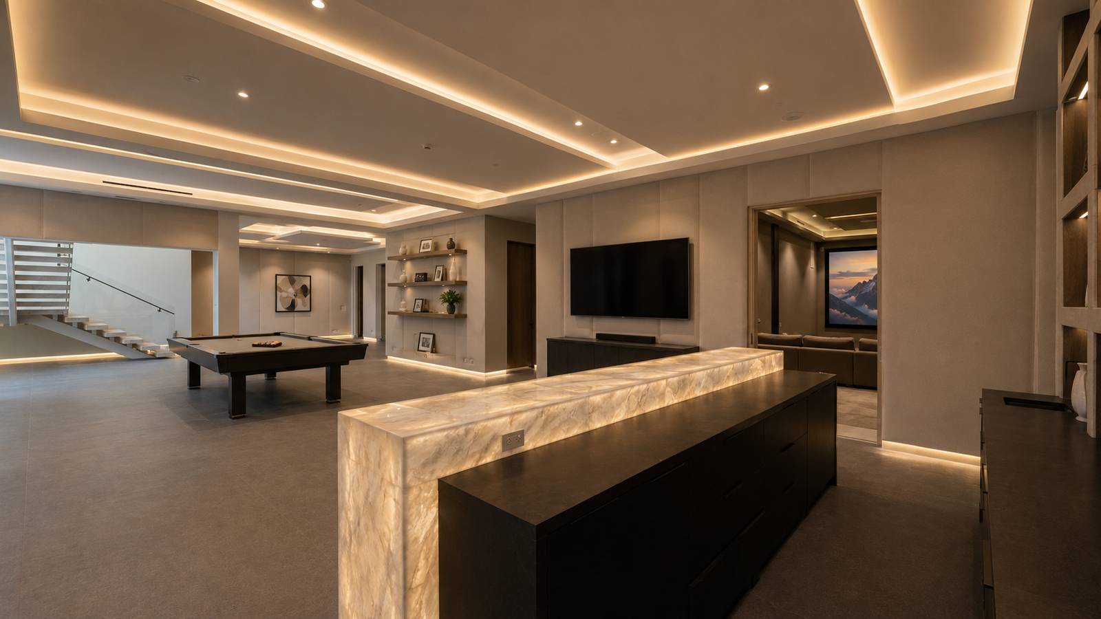 Beverly Hills Camden Dr custom home, on-site photograph 48