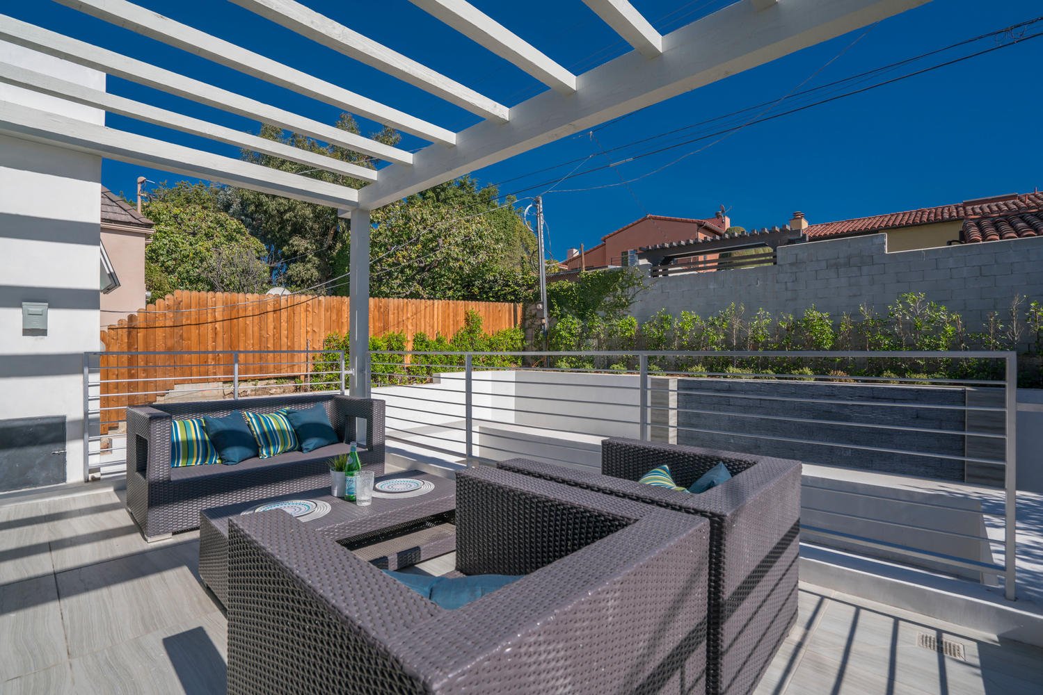 Beverly Hills Fairburn Ave custom home, on-site photograph 16