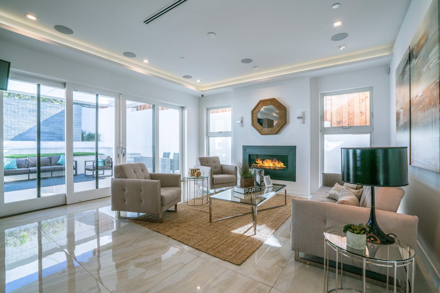 Beverly Hills Fairburn Ave custom home, on-site photograph 20