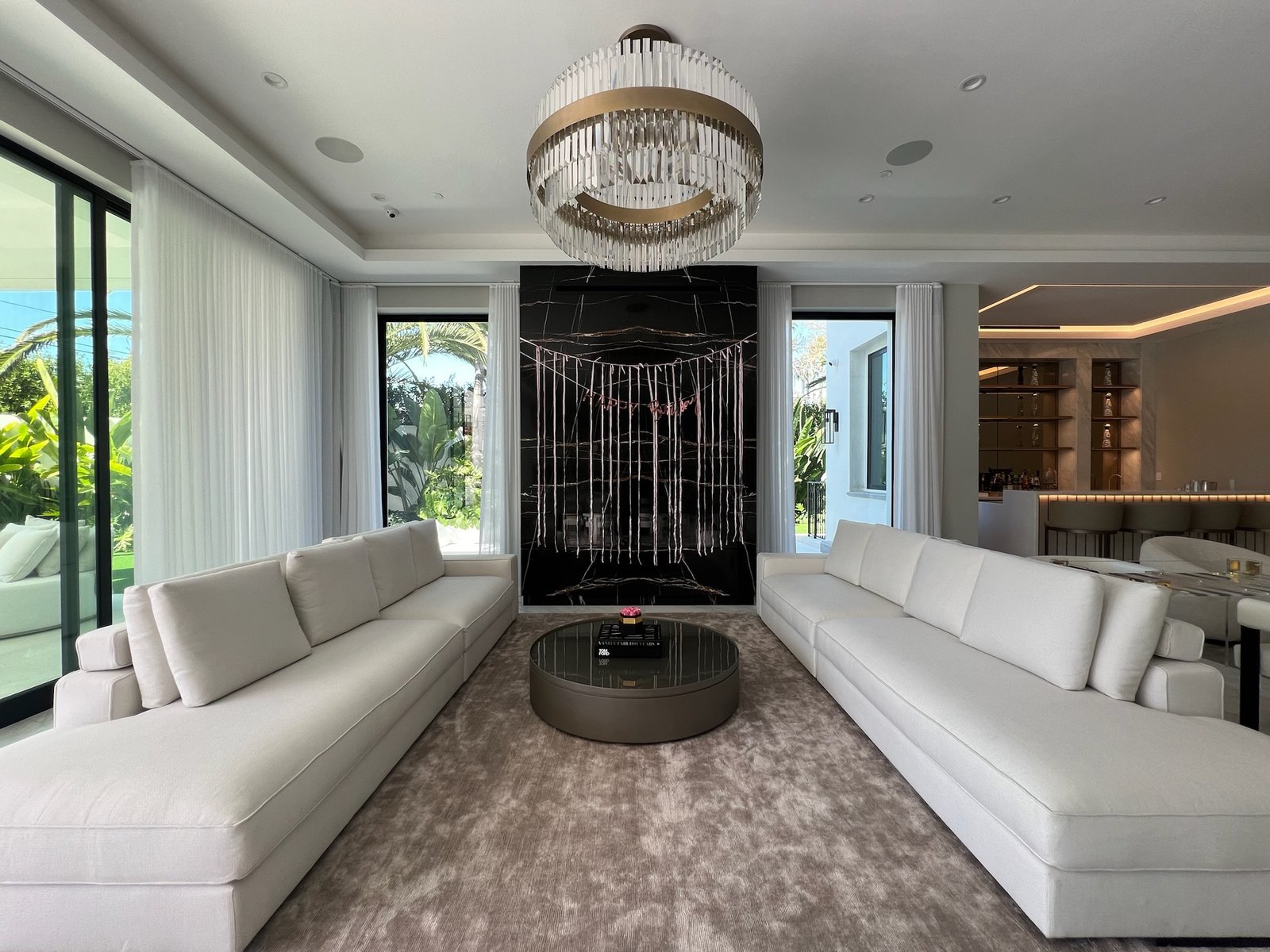 Beverly Hills Foothill Dr custom home, on-site photograph 10