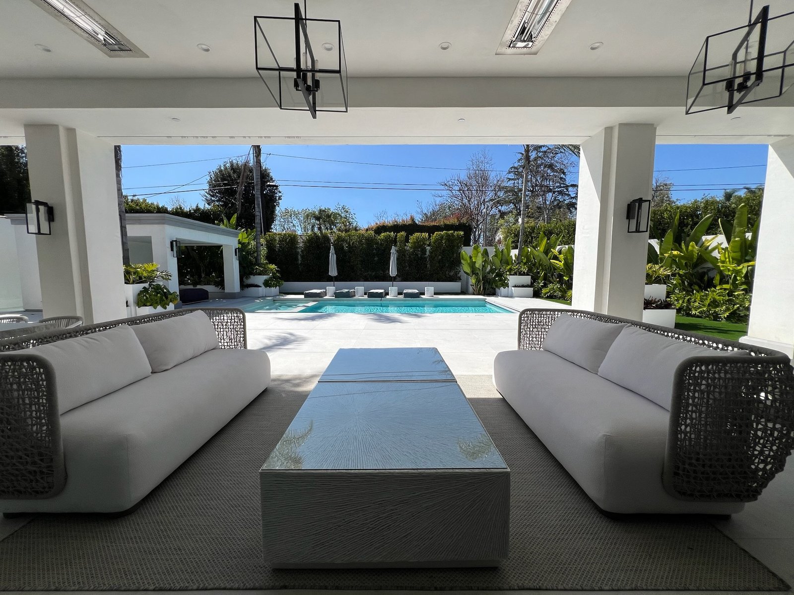 Beverly Hills Foothill Dr custom home, on-site photograph 11