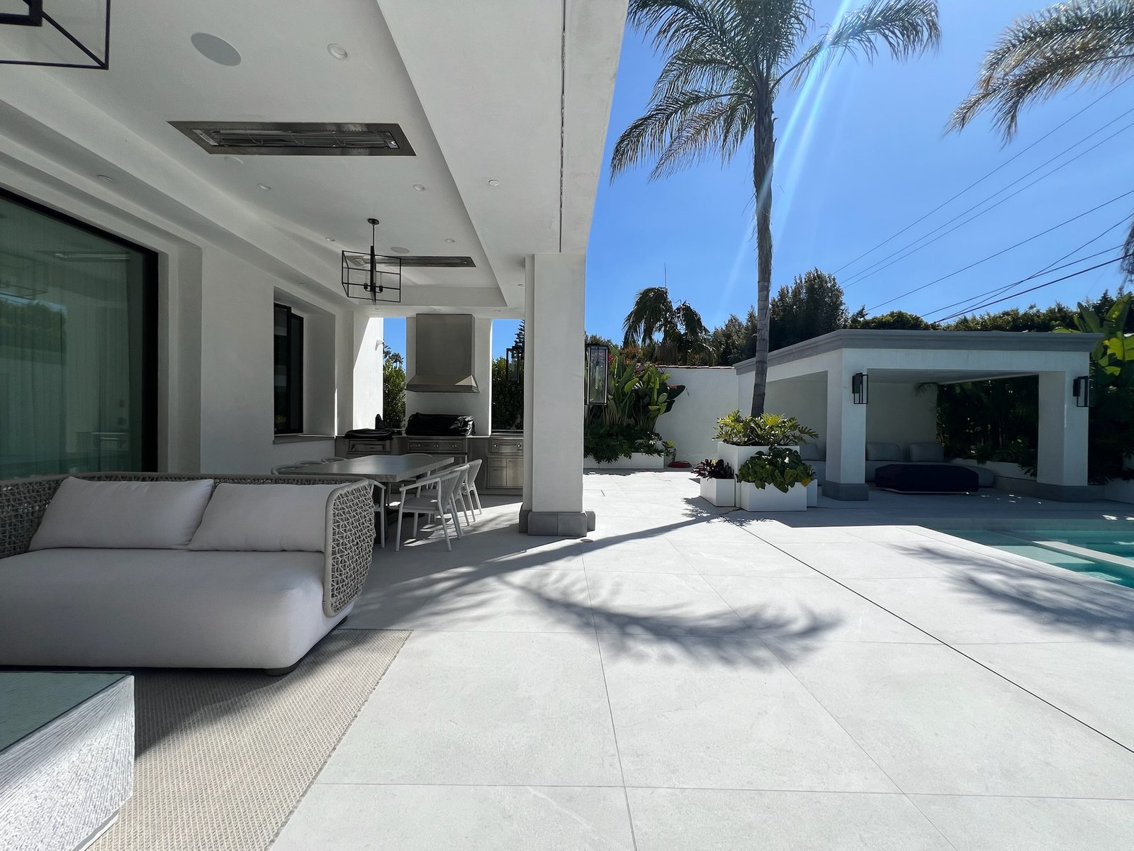 Beverly Hills Foothill Dr custom home, on-site photograph 13