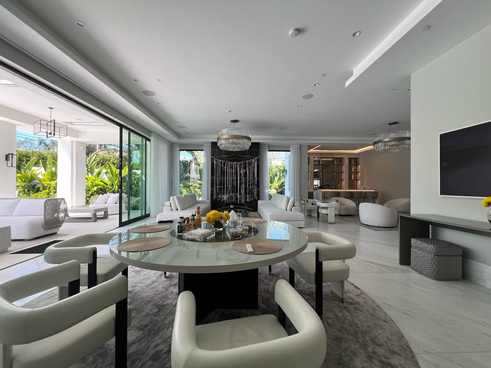Beverly Hills Foothill Dr custom home, on-site photograph 15