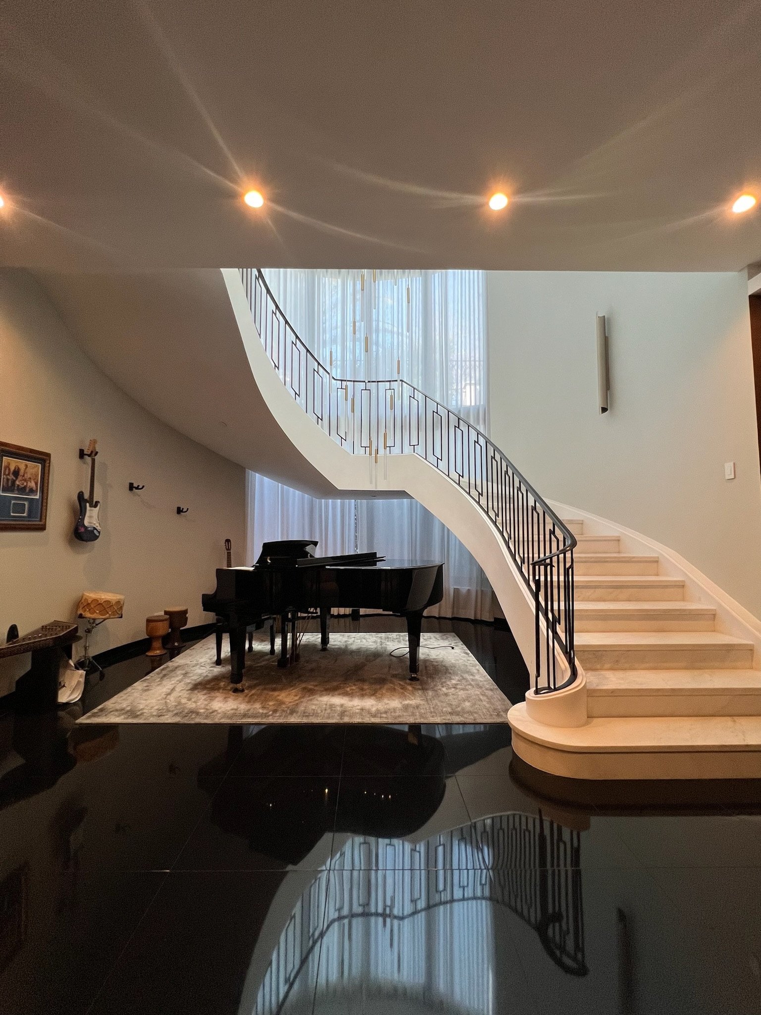 Beverly Hills Foothill Dr custom home, on-site photograph 20