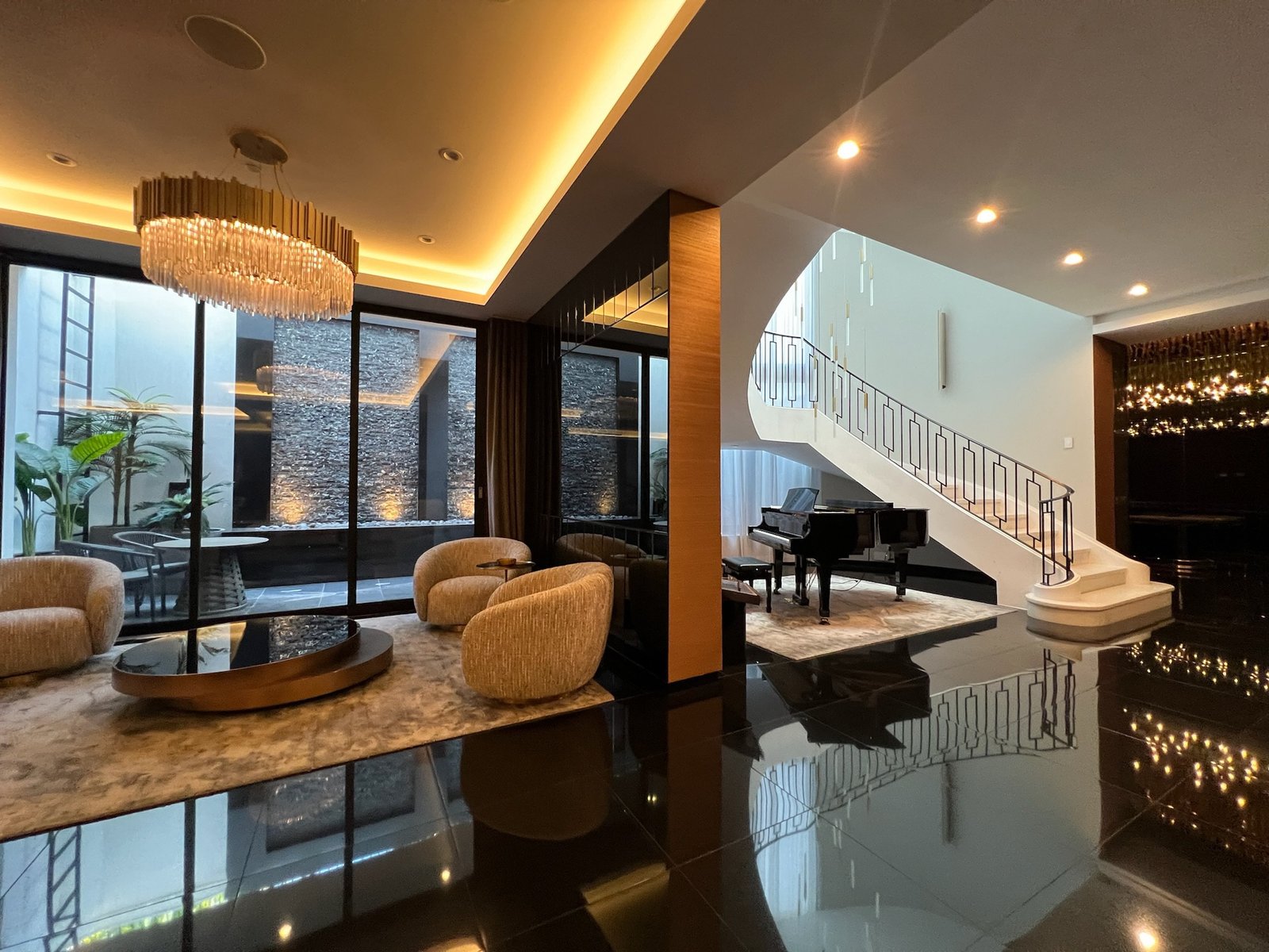 Beverly Hills Foothill Dr custom home, on-site photograph 26