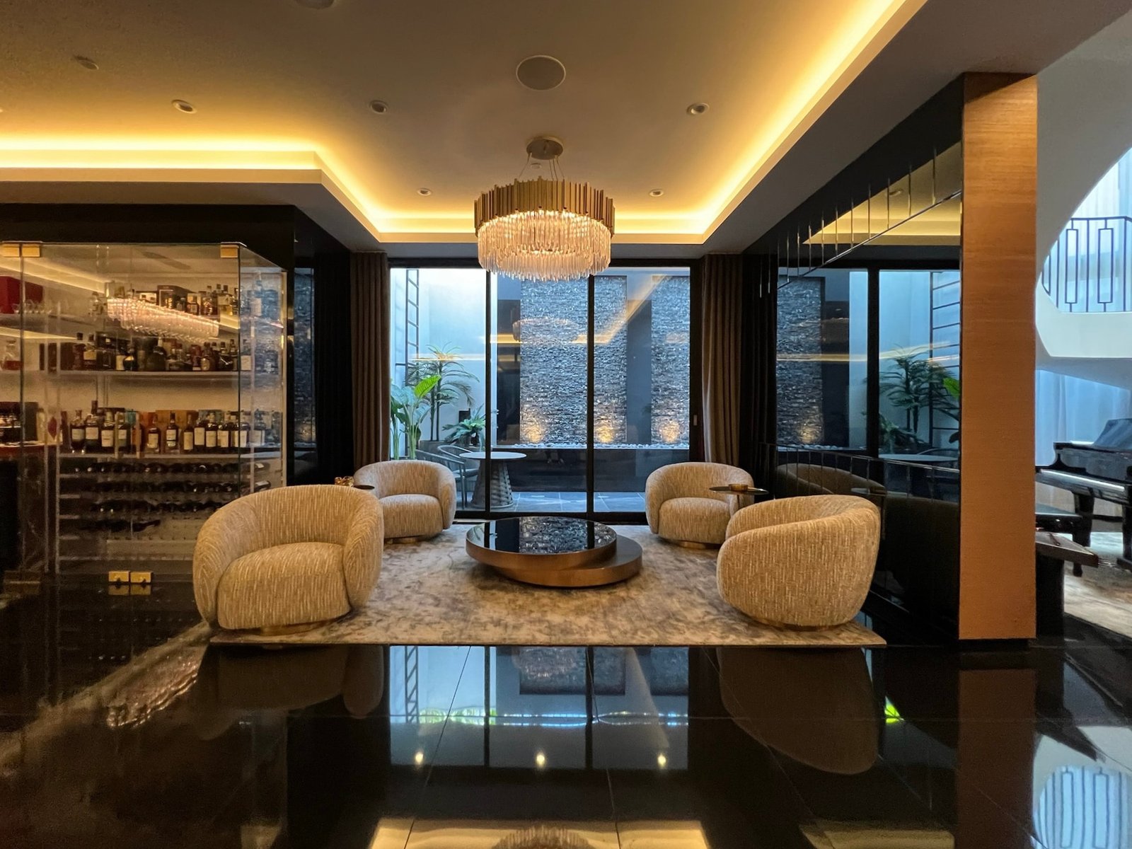 Beverly Hills Foothill Dr custom home, on-site photograph 27