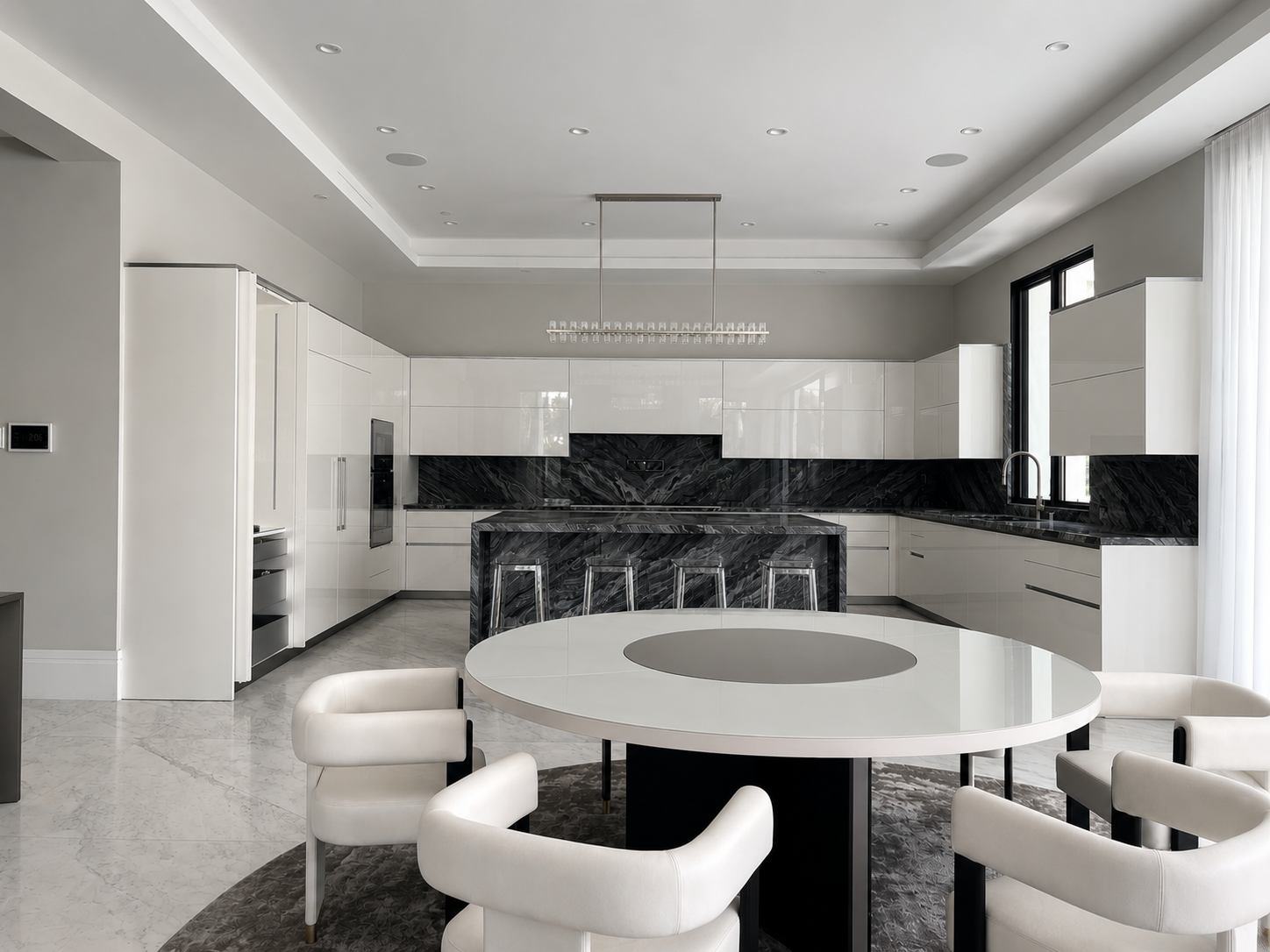 Beverly Hills Foothill Dr custom home, on-site photograph 36