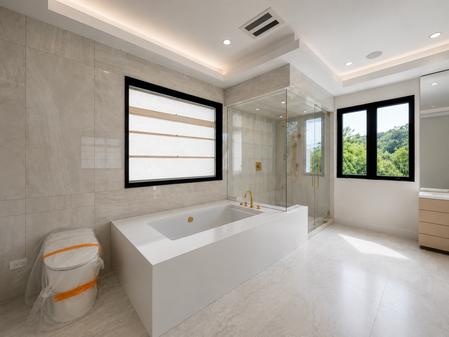 Beverly Hills Foothill Dr custom home, on-site photograph 39