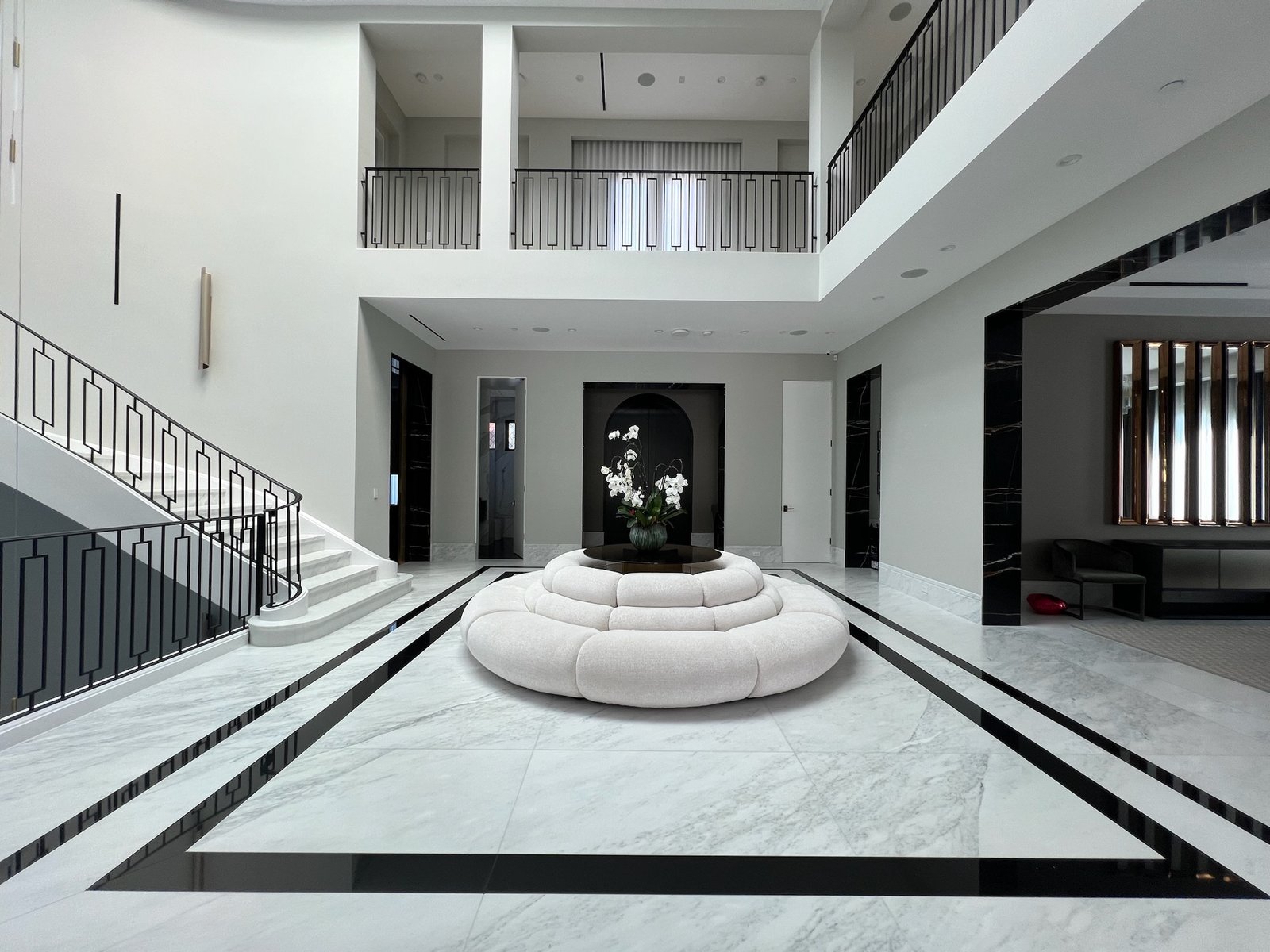 Beverly Hills Foothill Dr custom home, on-site photograph 6