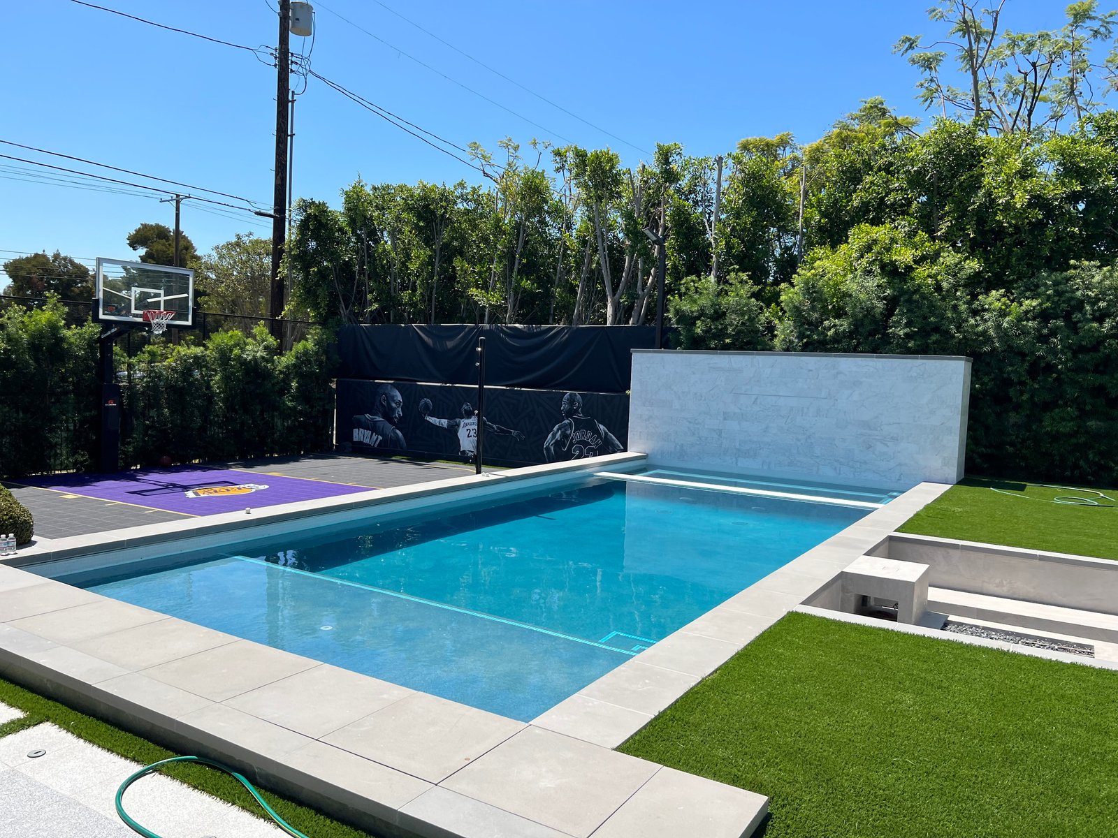 Brentwood Helena St custom home, on-site photograph 9