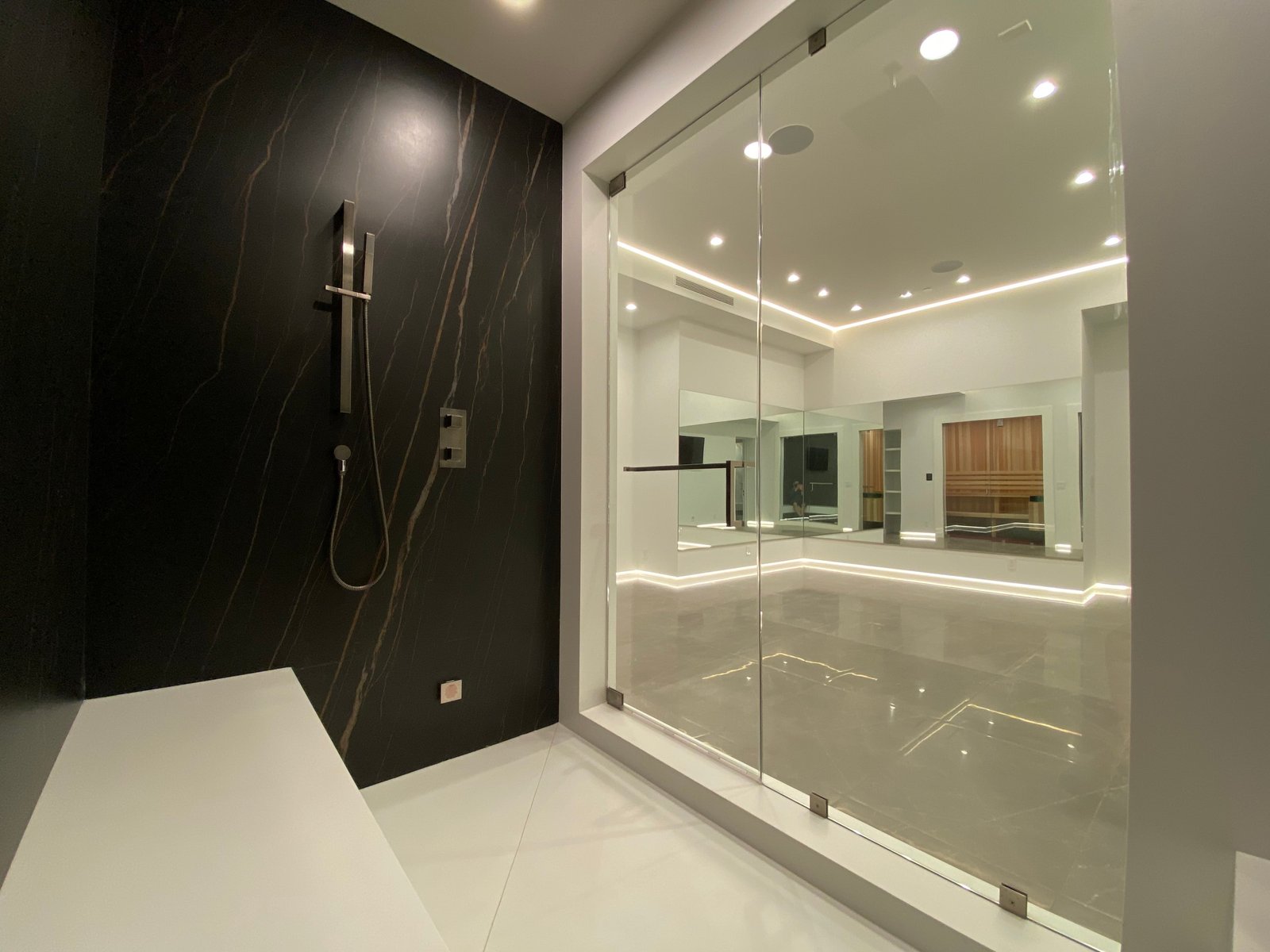 Brentwood Helena St custom home, on-site photograph 35
