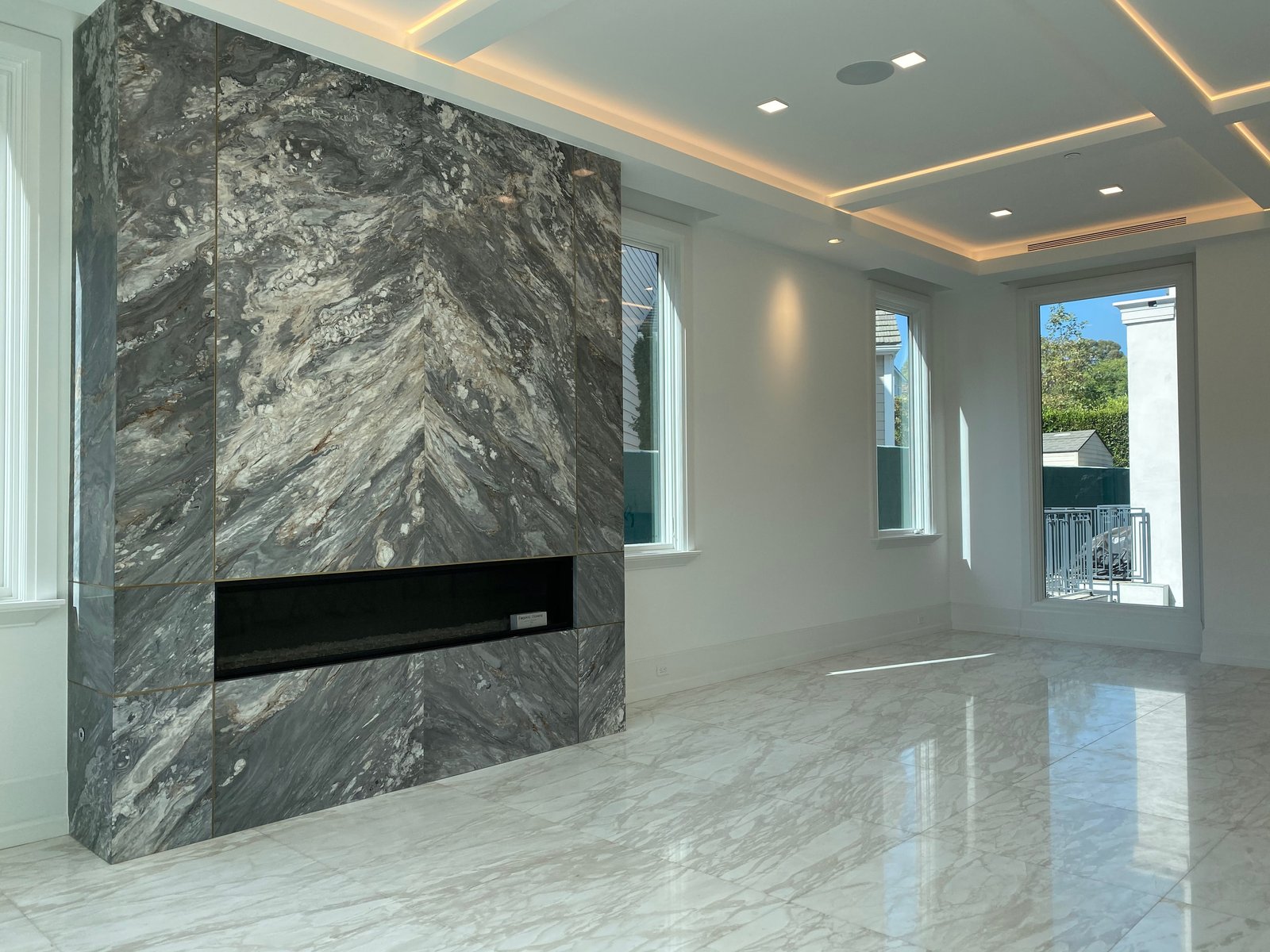 Brentwood Helena St custom home, on-site photograph 42