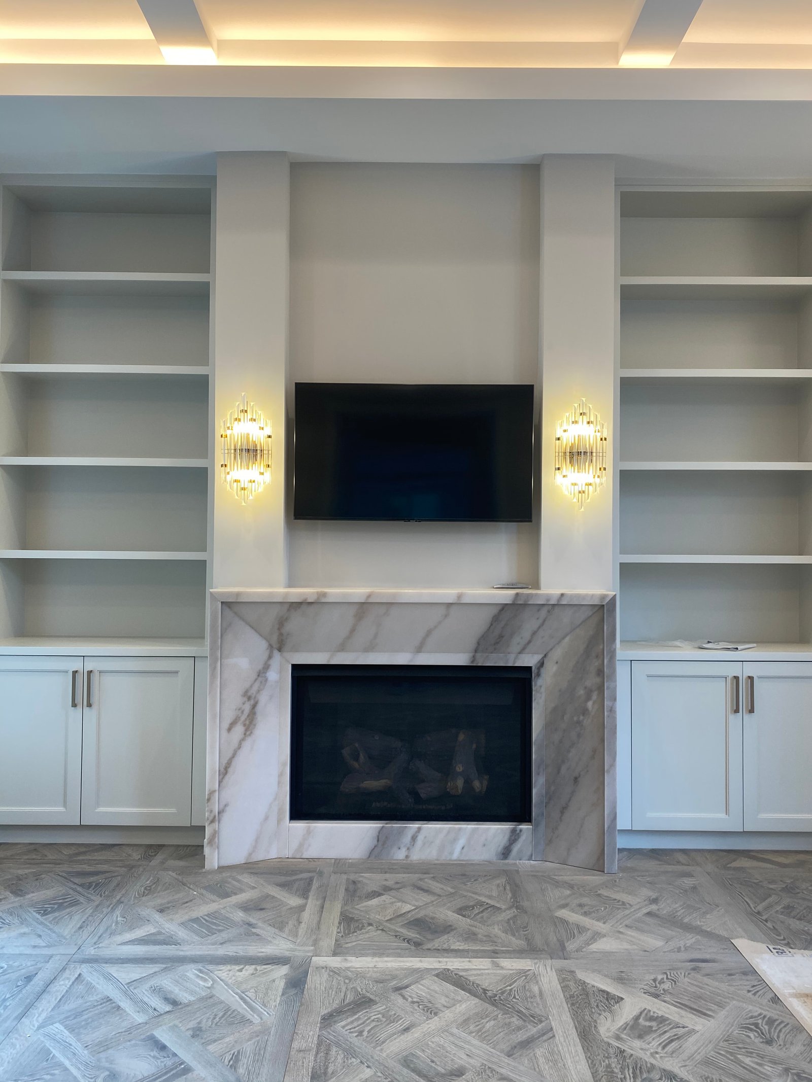 Brentwood Helena St custom home, on-site photograph 64