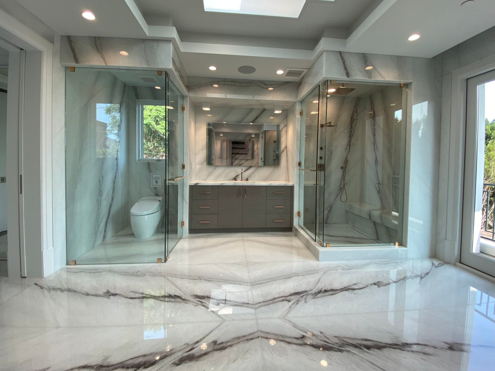 Brentwood Helena St custom home, on-site photograph 70