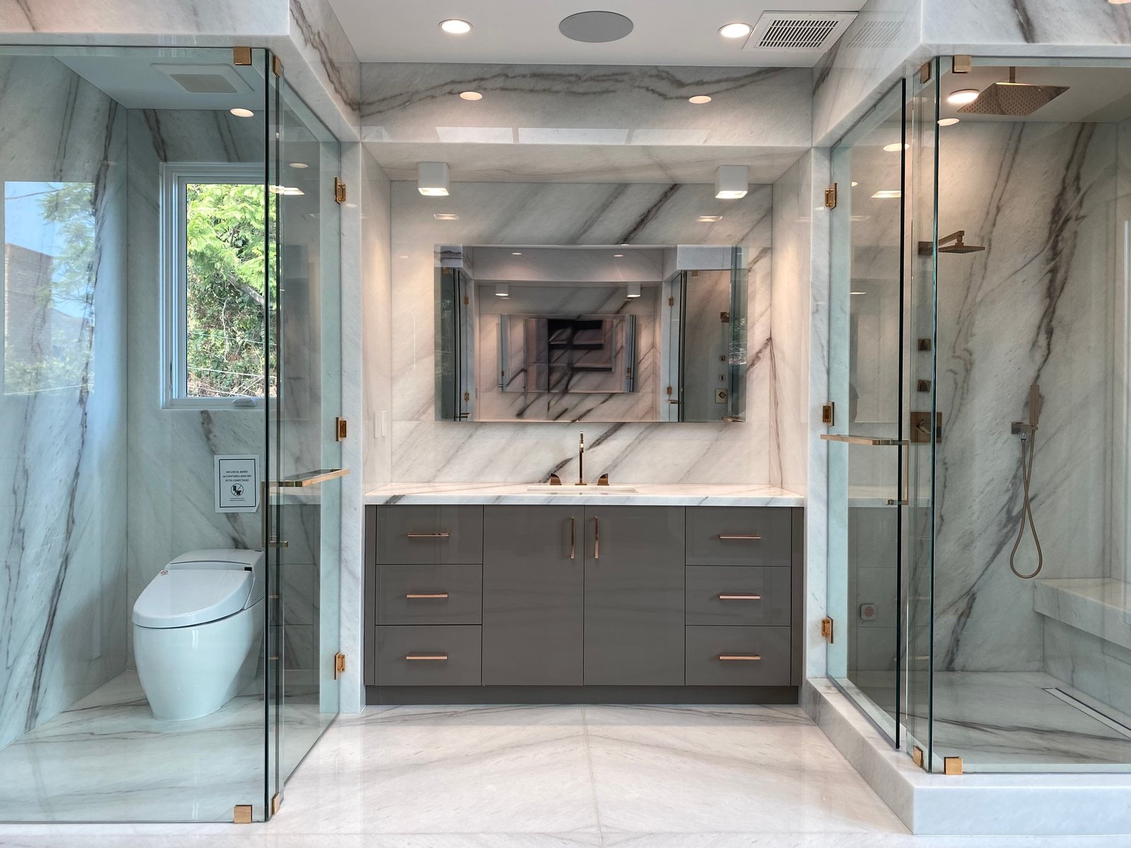 Brentwood Helena St custom home, on-site photograph 71