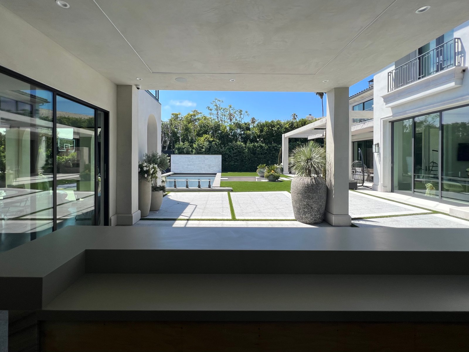 Brentwood Helena St custom home, on-site photograph 8