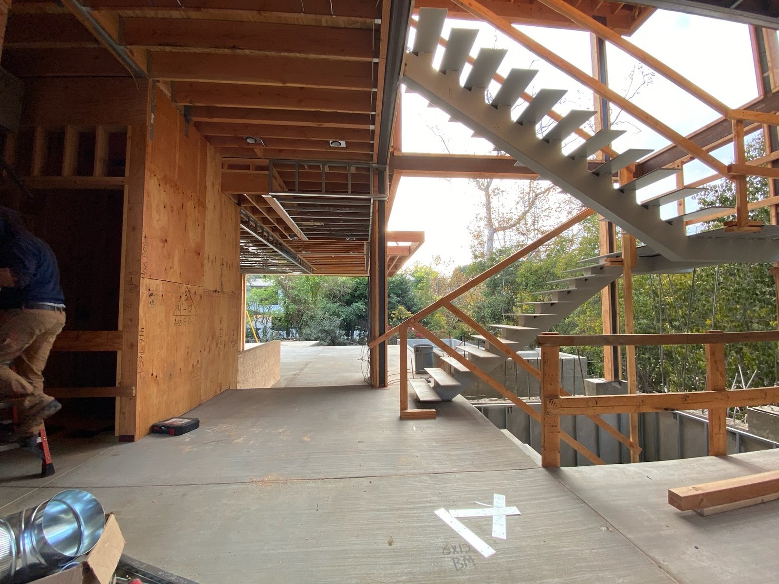 Brentwood McClellan Dr custom home, on-site photograph 3