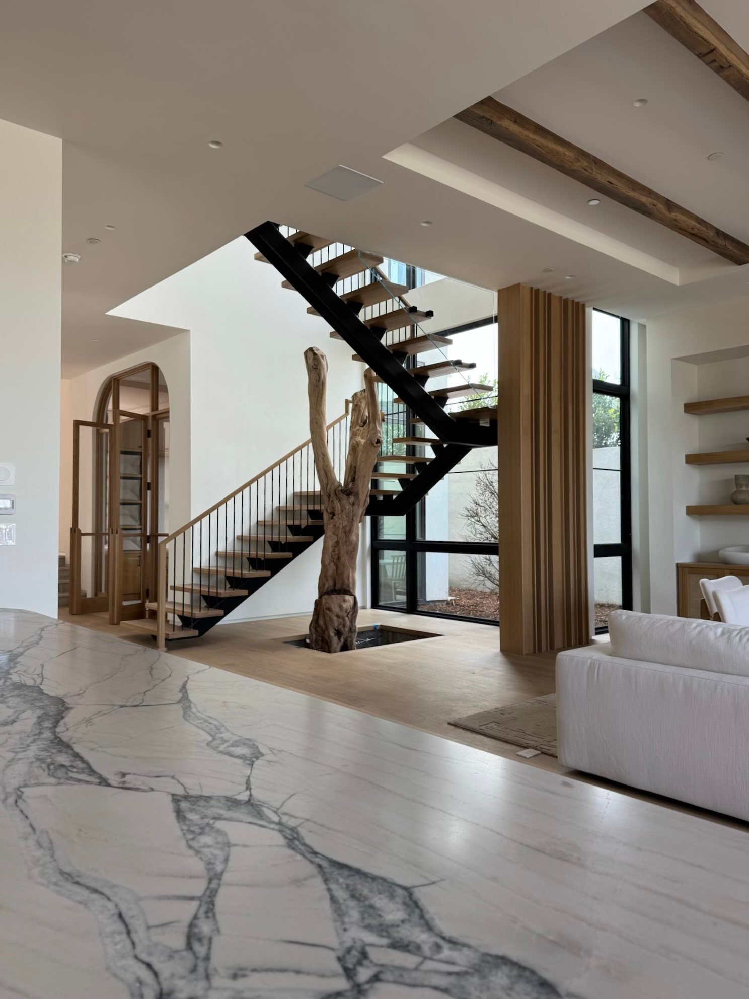 Mar Vista Mountain View Ave custom home, on-site photograph 2