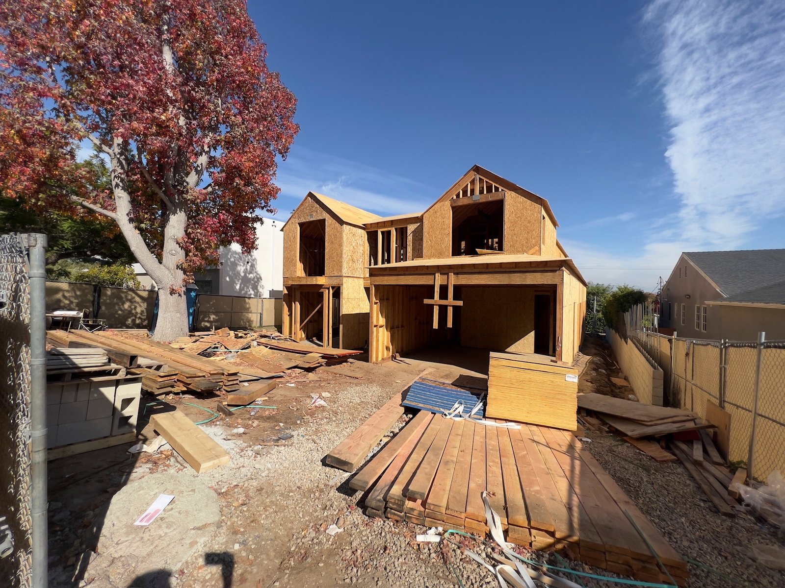 Mar Vista Mountain View Ave custom home, on-site photograph 23