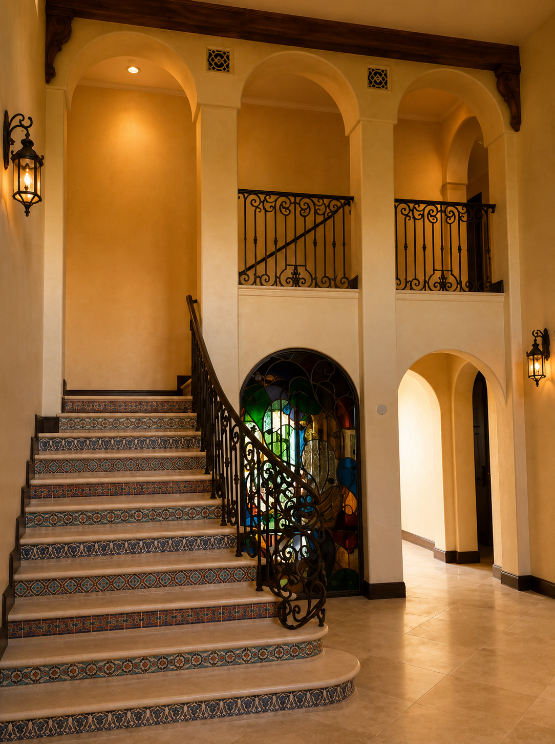 Beverly Hills Roxbury Dr custom home, on-site photograph 9