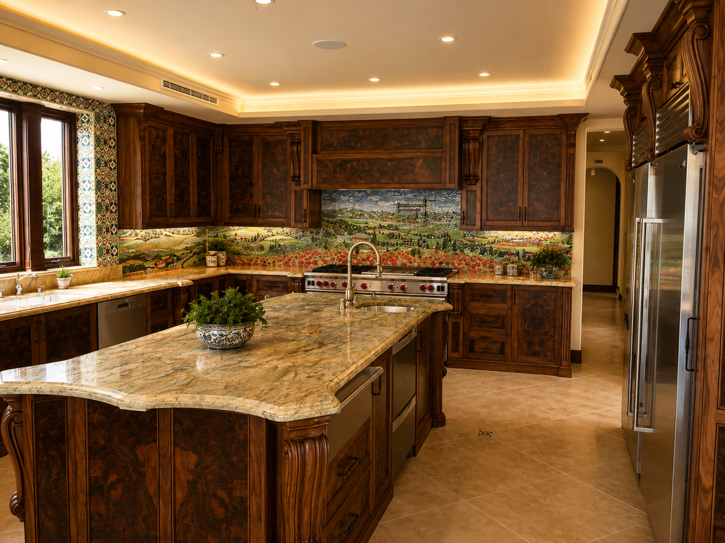 Beverly Hills Roxbury Dr custom home, on-site photograph 11