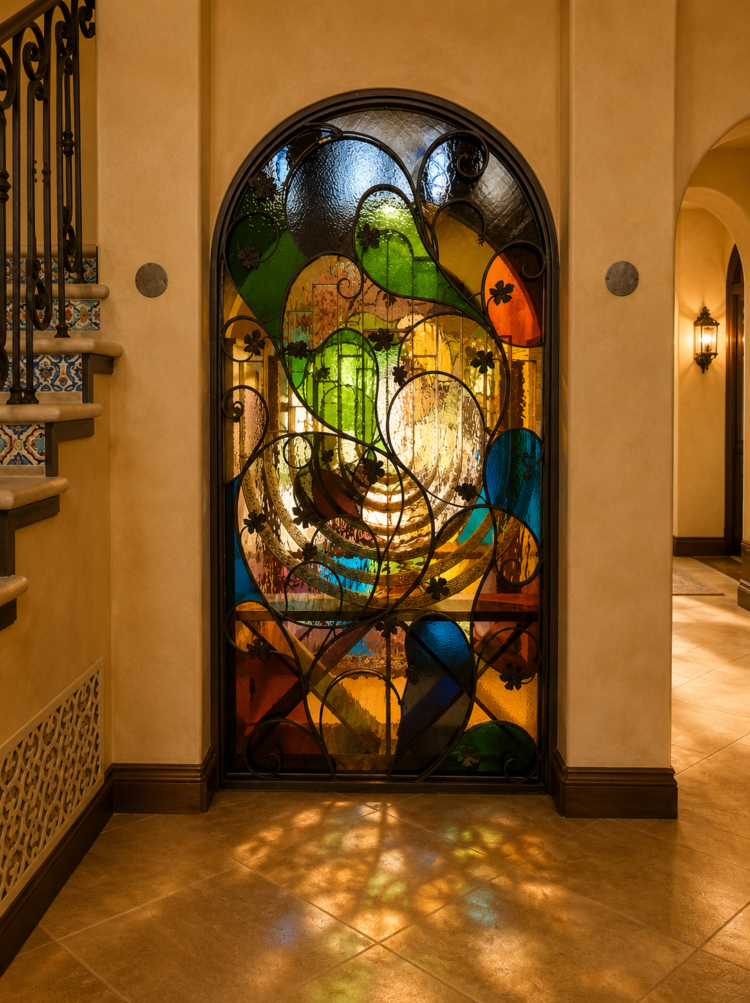 Beverly Hills Roxbury Dr custom home, on-site photograph 14