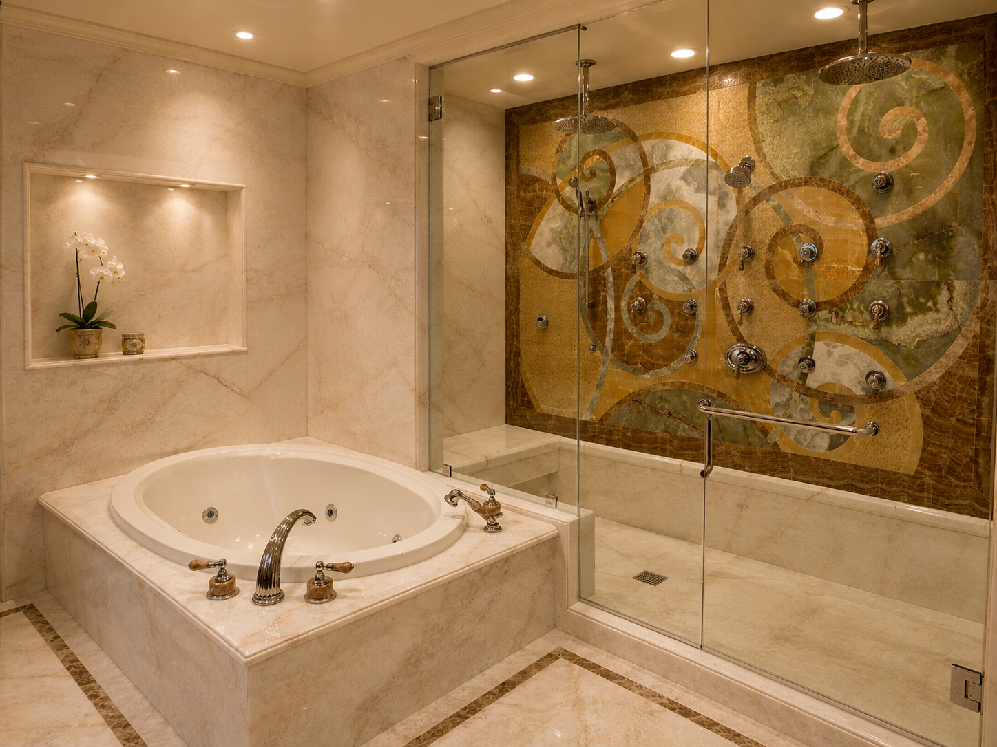 Beverly Hills Roxbury Dr custom home, on-site photograph 15