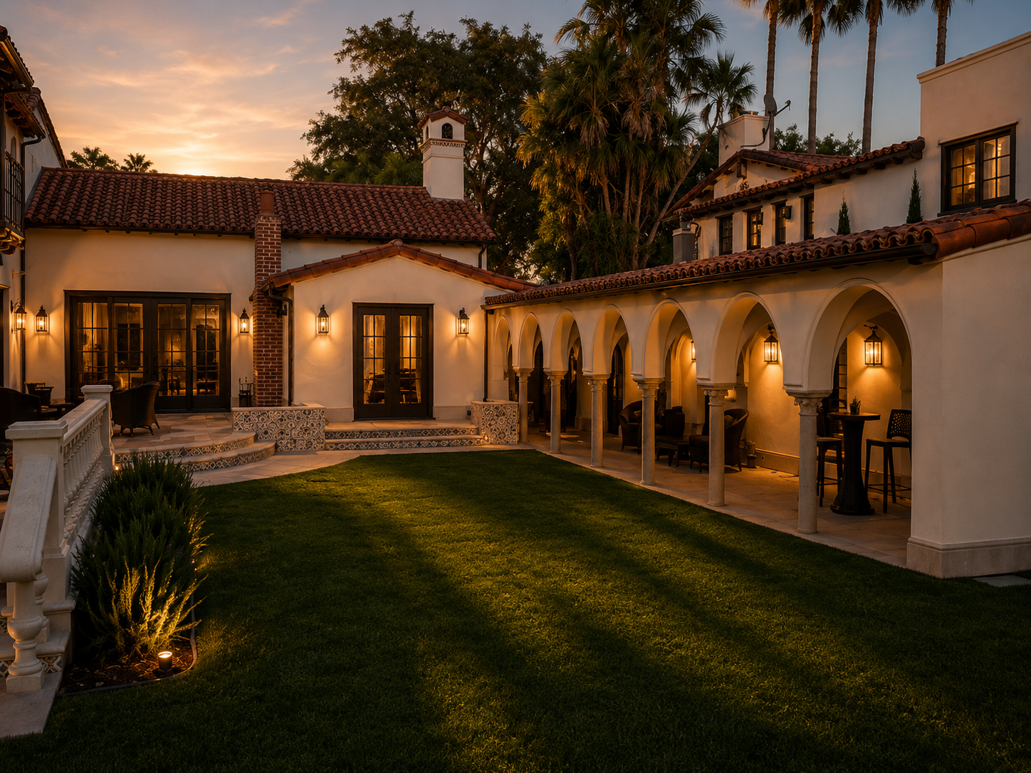 Beverly Hills Roxbury Dr custom home, on-site photograph 4