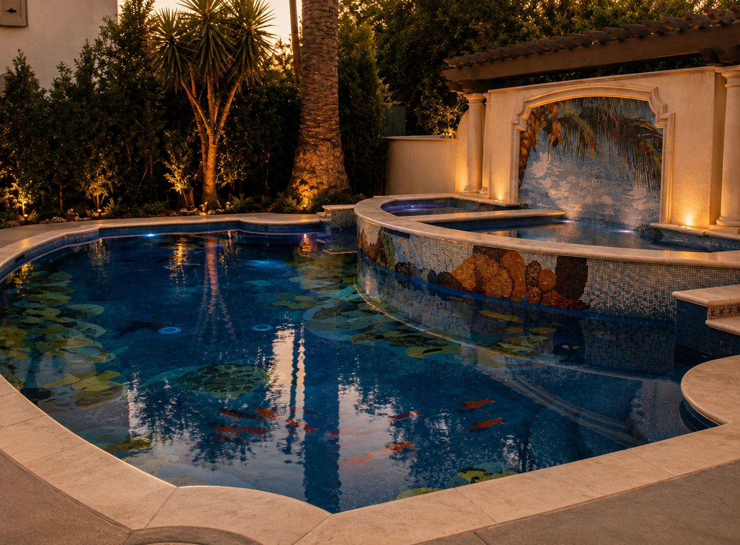 Beverly Hills Roxbury Dr custom home, on-site photograph 7